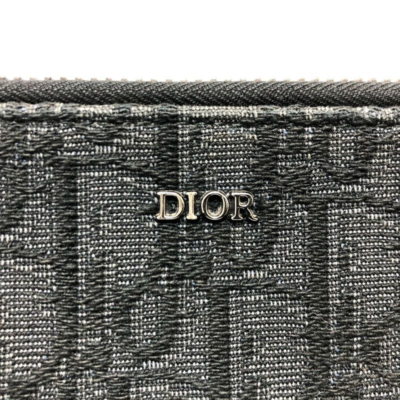 CHRISTIAN DIOR 2ESBC119VPD Oblique Bag Shoulder Bag Navy SilverHardware