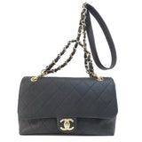 CHANEL Matelasse Handbag Soft Caviar Skin Women's