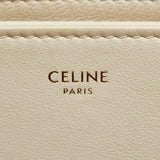 CELINE Medium Taboo Shoulder Bag White Leather Women's