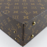 LOUIS VUITTON Louis Vuitton Attache Case Business Bag President Monogram Canvas Brown SO4508 Unisex