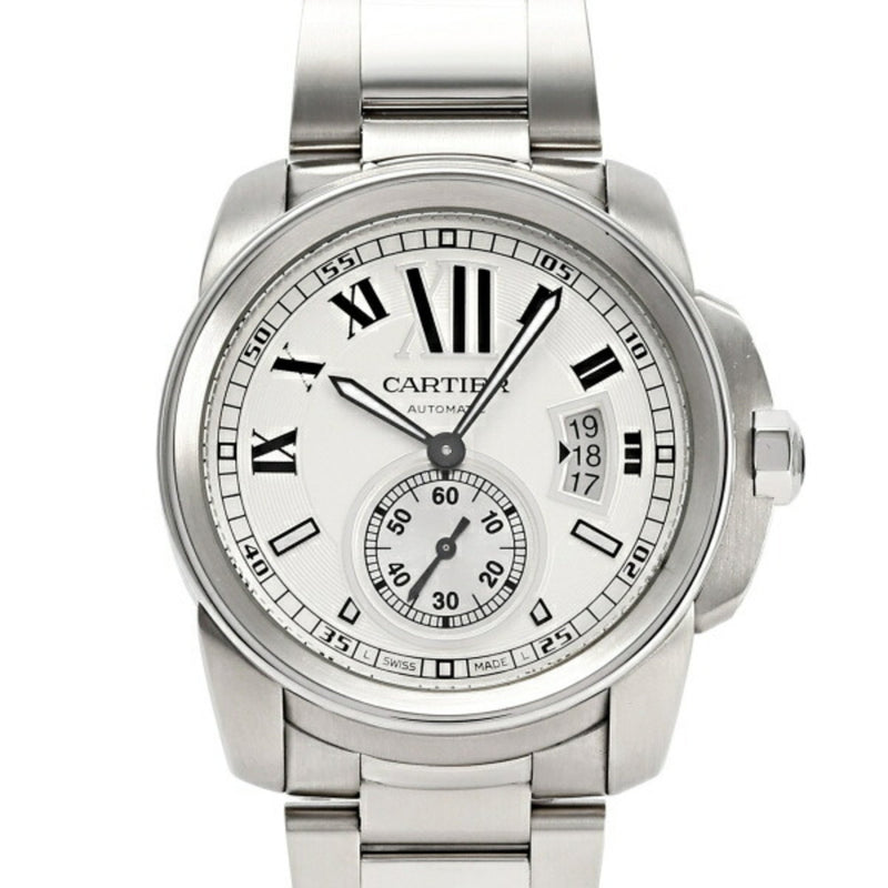 Cartier Calibre Deux W7100015 Silver Dial Men's Watch