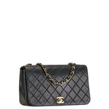 Chanel Matelasse 23 Coco Mark Single Flap Chain Shoulder Bag Black Lambskin Women's CHANEL