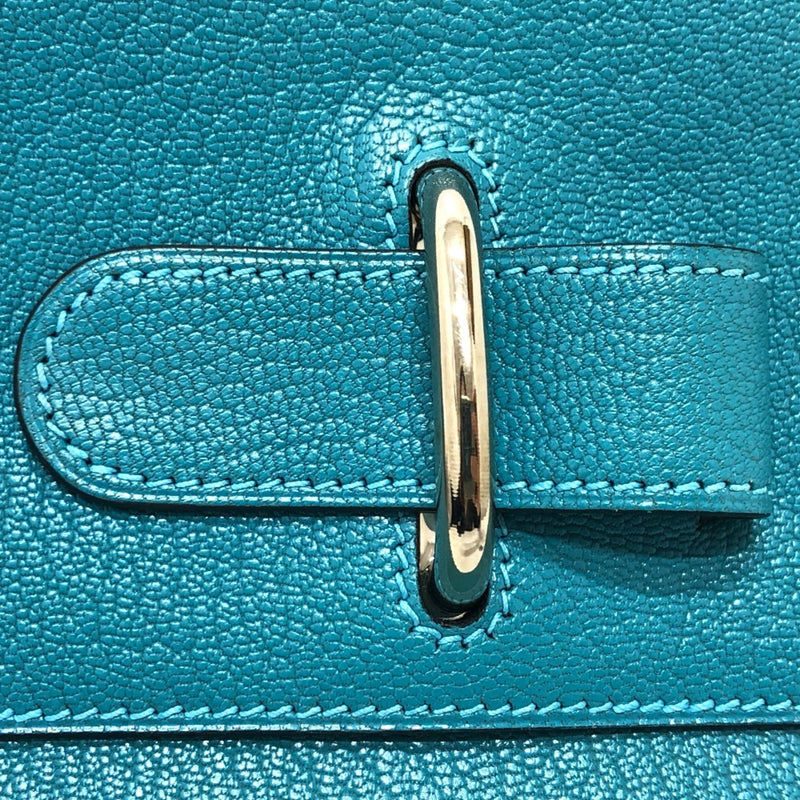 Hermes Flat Second Pouch Blue gene