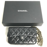 Chanel AP2096 CC Mark Phone Case Wallet CC Crossbody bag Long Wallet Shoulder Bag Black Gold