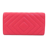 Chanel V stitch long wallet calf Ladies CHANEL