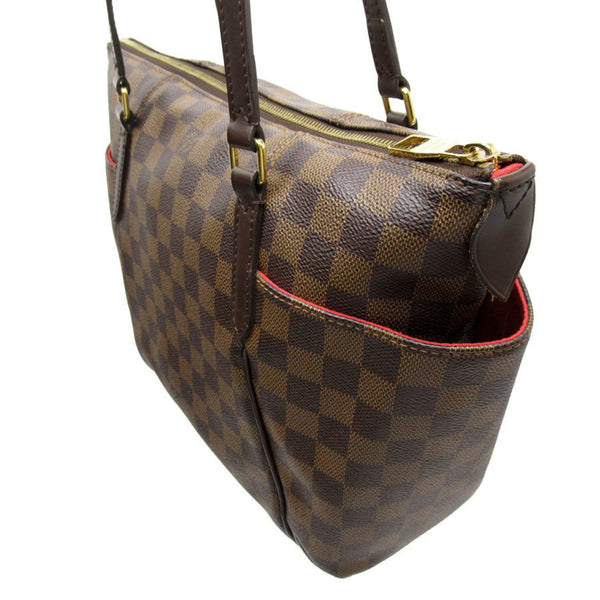 Louis Vuitton Damier Totally PM Shoulder Bag Canvas Brown Women's M41282 w0419a