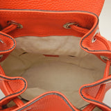 GUCCI 387149 Backpack Leather x Bamboo Orange 251789