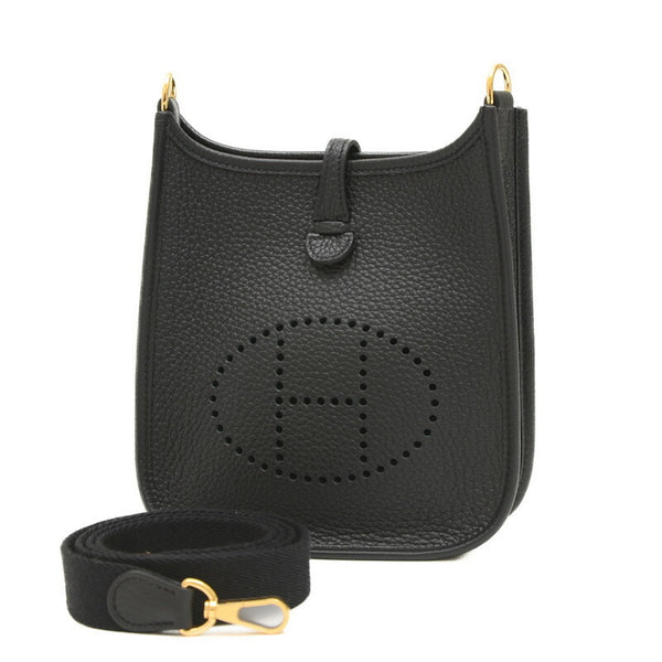 Hermes Evelyn TPM Amazon Shoulder Bag Taurillon Clemence Black B Stamp