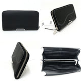 Christian Dior Dior Saddle Long Zip Wallet Round 2ADBC315YKK Black