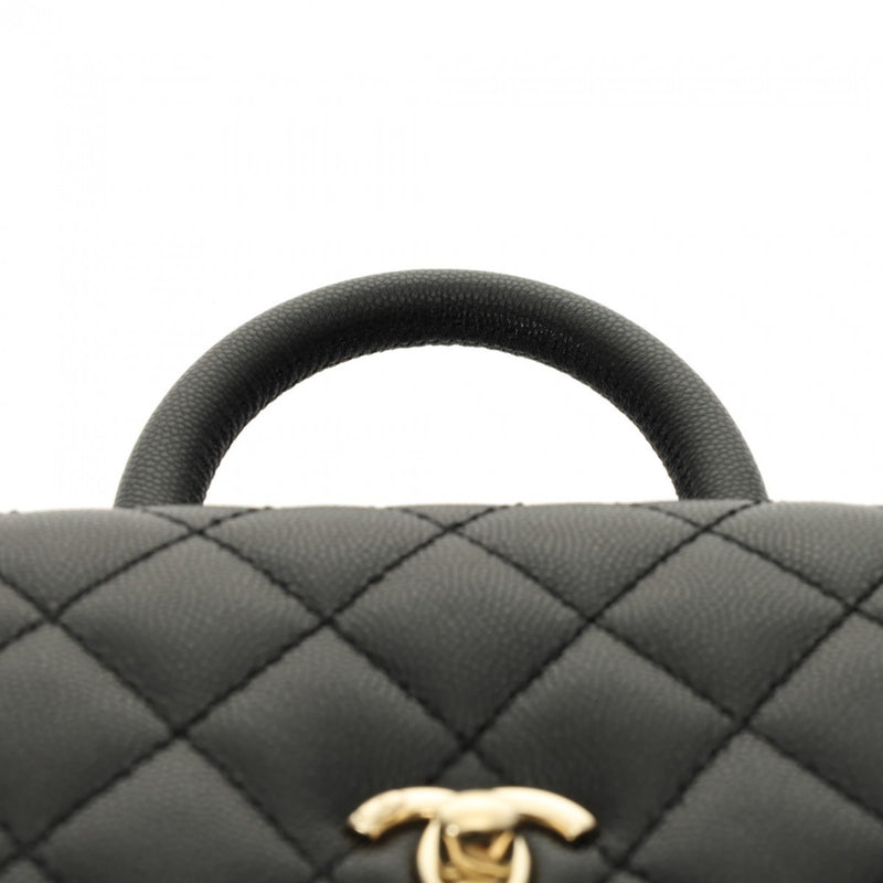 CHANEL Chanel Matelasse XXS Chain Shoulder Black AS2215 Women's Caviar Skin Handbag