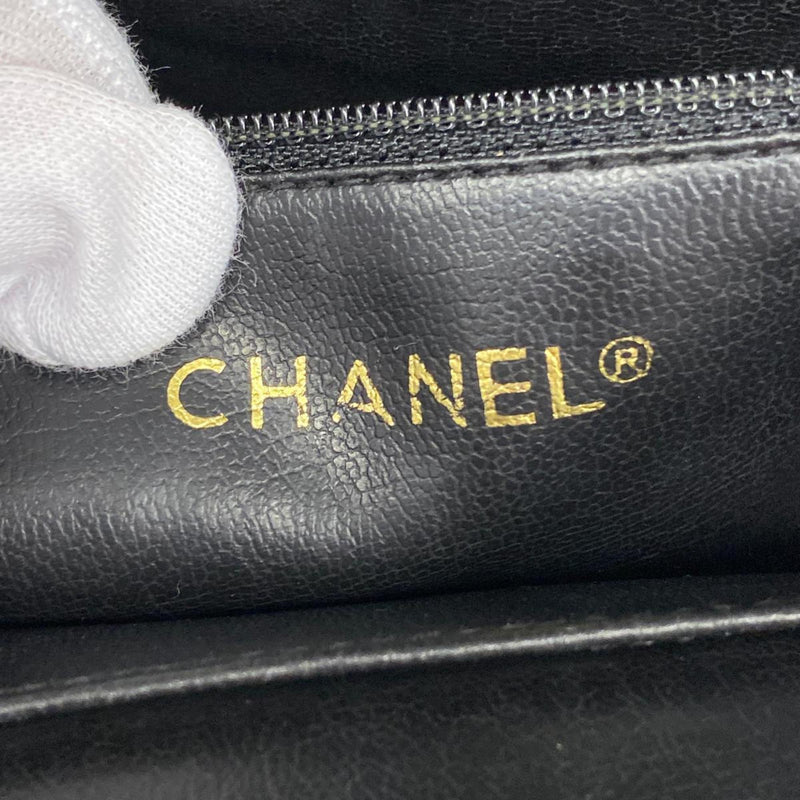 Chanel Shoulder Bag Matelasse Chain Lambskin Black Women's