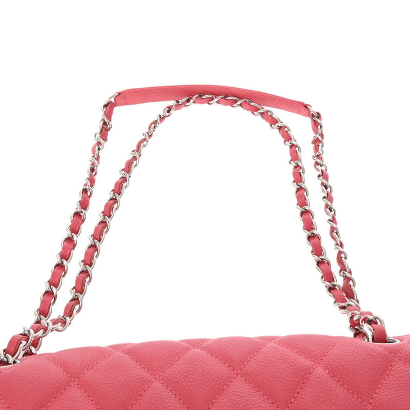 CHANEL Chanel Matelasse Diana 25cm Chain Shoulder Pink A01165 Women's Caviar Skin Bag