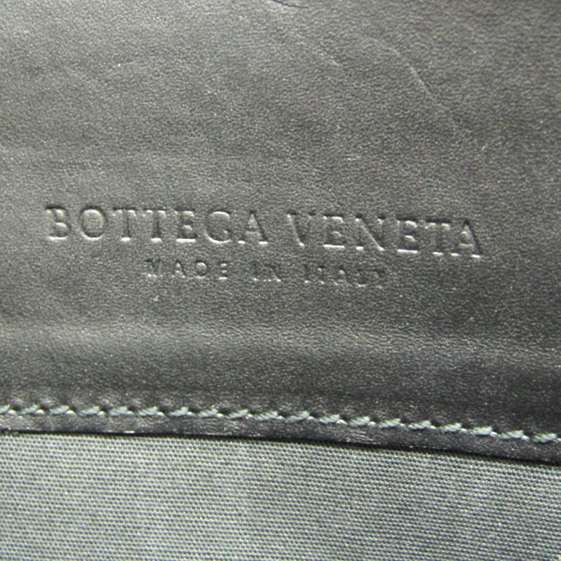 Bottega Veneta Intrecciato Men's Leather Document Case,Handbag Black