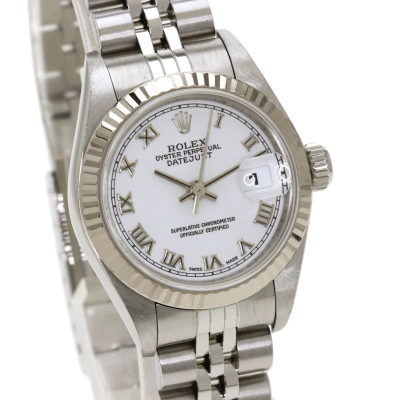 Rolex 79174 Datejust Roman Watch Stainless Steel SS Ladies