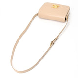 CELINE Classic Triomphe Bag Shoulder 187363BF4.03ND Shiny Calfskin Nude (Beige) S-156553