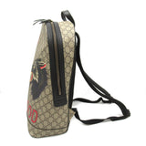 Gucci GG Blooms & Embroidery Rucksack Backpack Bag Coated Canvas Men's Women's Brown 419584