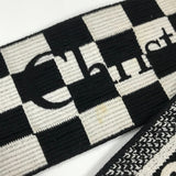 CHRISTIAN DIOR Shoulder strap Black White