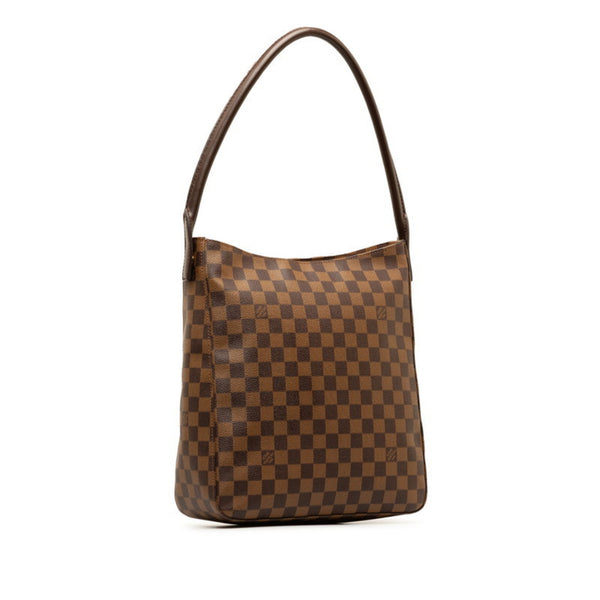 Louis Vuitton Damier Looping GM Special Order Shoulder Bag Handbag N51144 Brown PVC Leather Women's LOUIS VUITTON