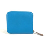 Hermes Compact wallet Zip Around Folded wallet blue