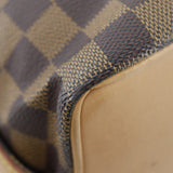 Louis Vuitton LOUIS VUITTON Columbine Tote Bag N99037 Damier Canvas 1996 Brown AS1916 Double Women's R171224016