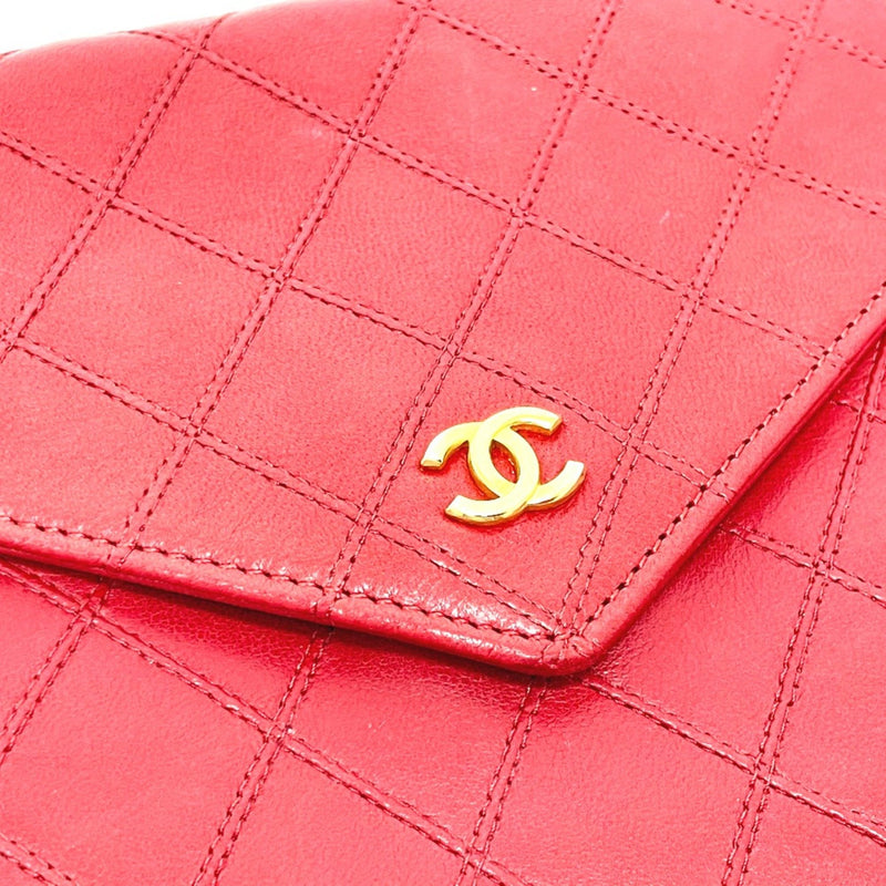 Chanel Bicolole Bag Chain Shoulder Shoulder Bag Red x GoldHardware