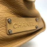 Chanel Shoulder bag Boston bag Bag Duffle Bag Beige SilverHardware