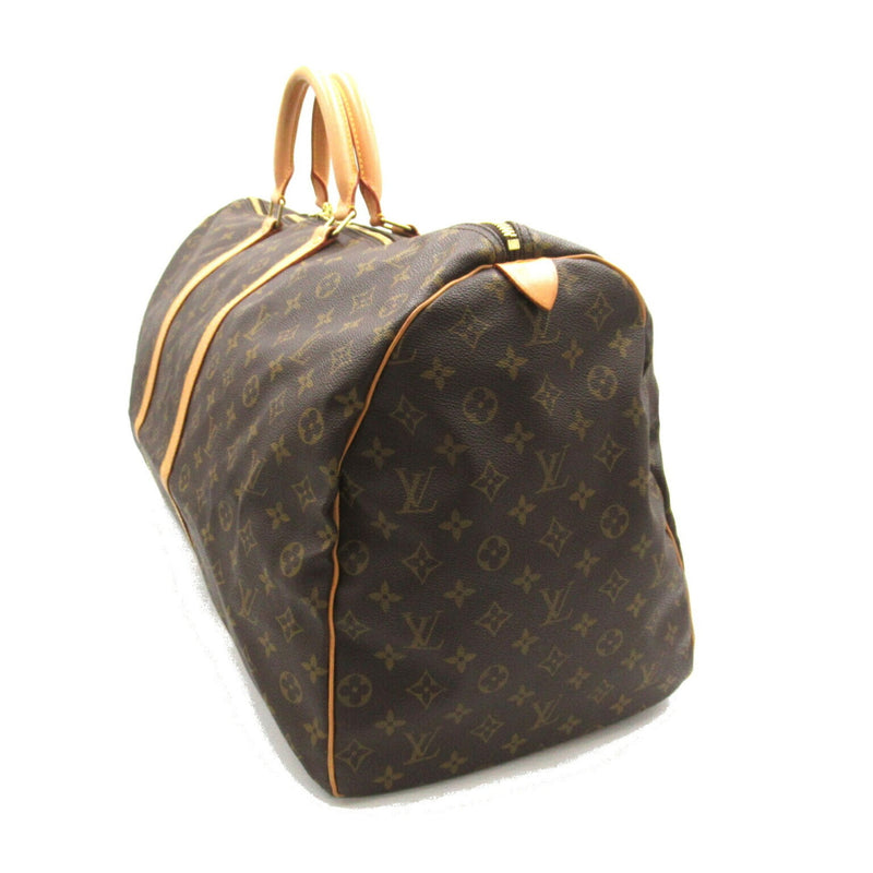 Louis Vuitton LOUIS VUITTON Keepall 60 Boston Bag Coated Canvas Monogram Men's Women's Brown M41422