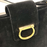 CELINE Kisslock bag shawl Shoulder Bag Black