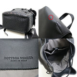 BOTTEGA VENETA Bottega Veneta Lambskin Intrecciato Backpack Black