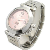 Cartier Pasha C Big Date Watch Stainless Steel Boys Pink W31058M7