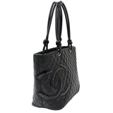 CHANEL Bag Cambon Women's Tote Leather Black