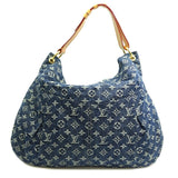 Louis Vuitton Daily GM Women's Shoulder Bag M40492 Monogram Denim Blue