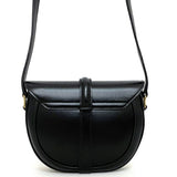 Celine Shoulder Bag Buzas Black Gold 188013BEY.38NO Calf Leather GP CELINE Pochette Flap Turnlock Cowhide Luxury