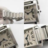 CARTIER Tank Francaise SM Watch Stainless Steel Ladies Ivory W51008Q3