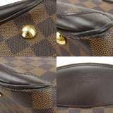 Louis Vuitton Handbag Verona PM N41117 Damier Canvas Leather Ebene Brown Women's LOUIS VUITTON