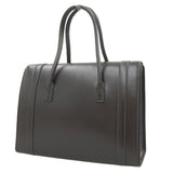 Hermes HERMES Drag 27 〇S engraved handbag bag box calf chocolate GP hardware