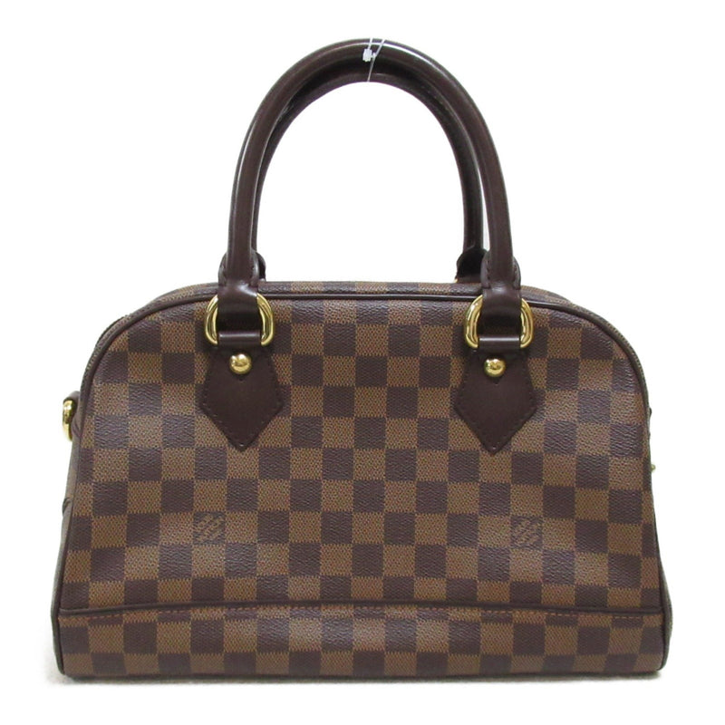 LOUIS VUITTON Duomo handbag Brown Ebene Damier PVC coated canvas N60008