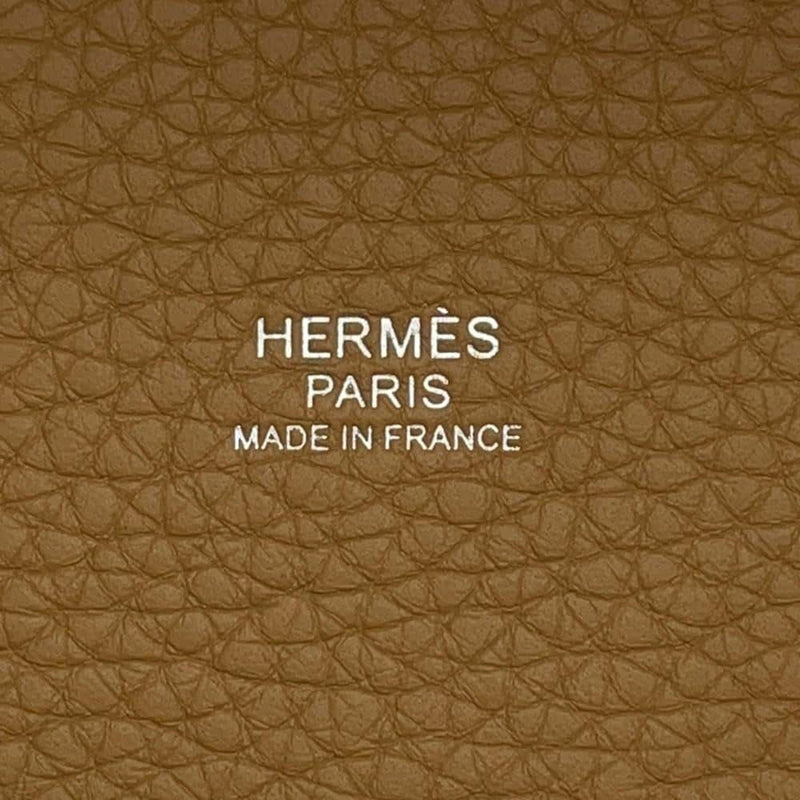 Hermes handbag Picotin Lock PM Biscuit Taurillon Clemence B stamp