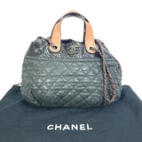 Chanel CC Mark Shoulder Bag 2WAY Bag Double Chain Hand Bag Shoulder Bag Black Brown