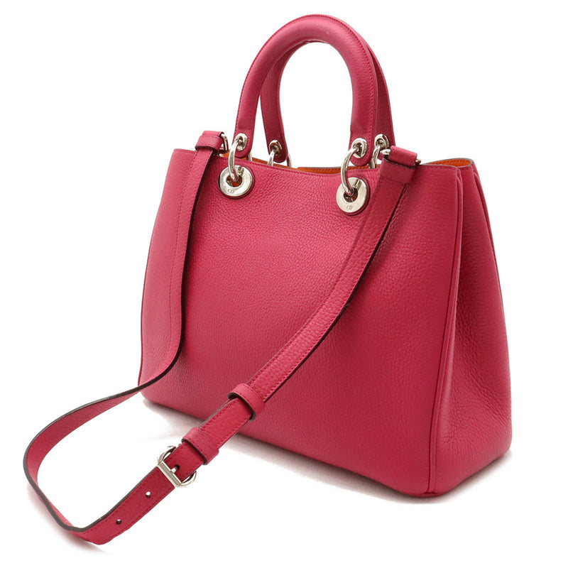 Christian Dior Diorissimo handbag, tote bag, shoulder leather, pink