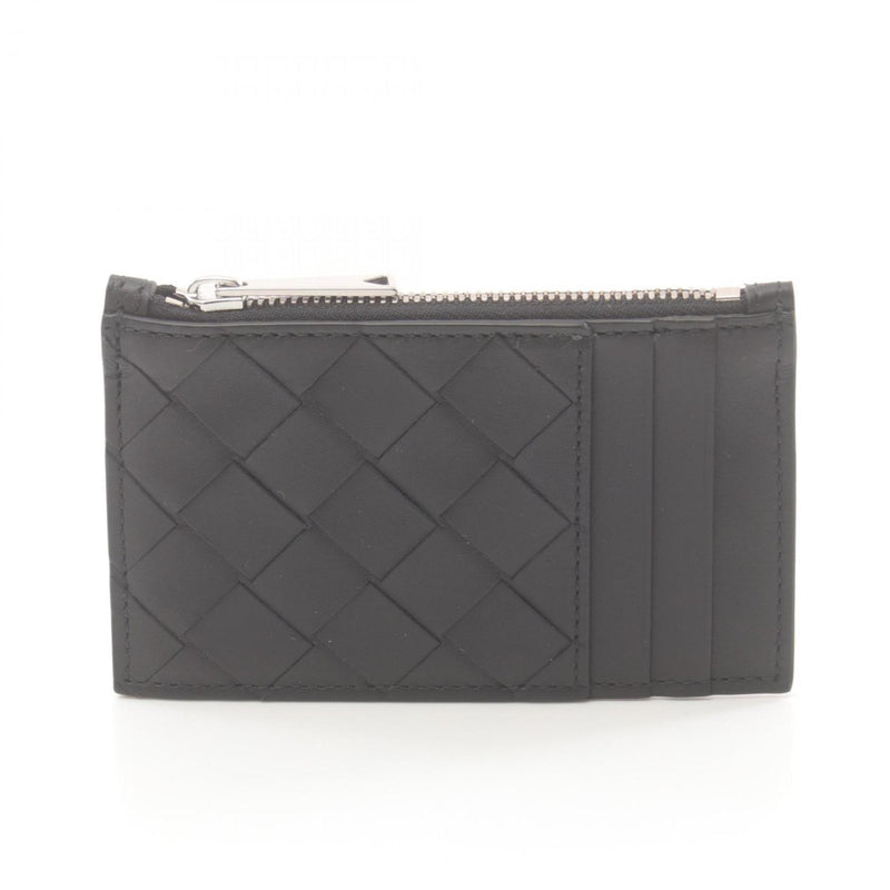 BOTTEGA VENETA Intrecciato Wallet/Coin Case Wallet Leather Men's Women's Black 755985VCPQ38803