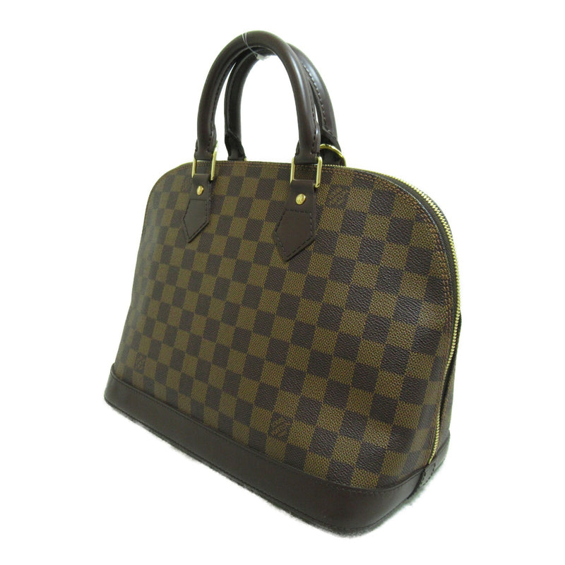 LOUIS VUITTON Alma Brown Ebene Damier PVC coated canvas N51131