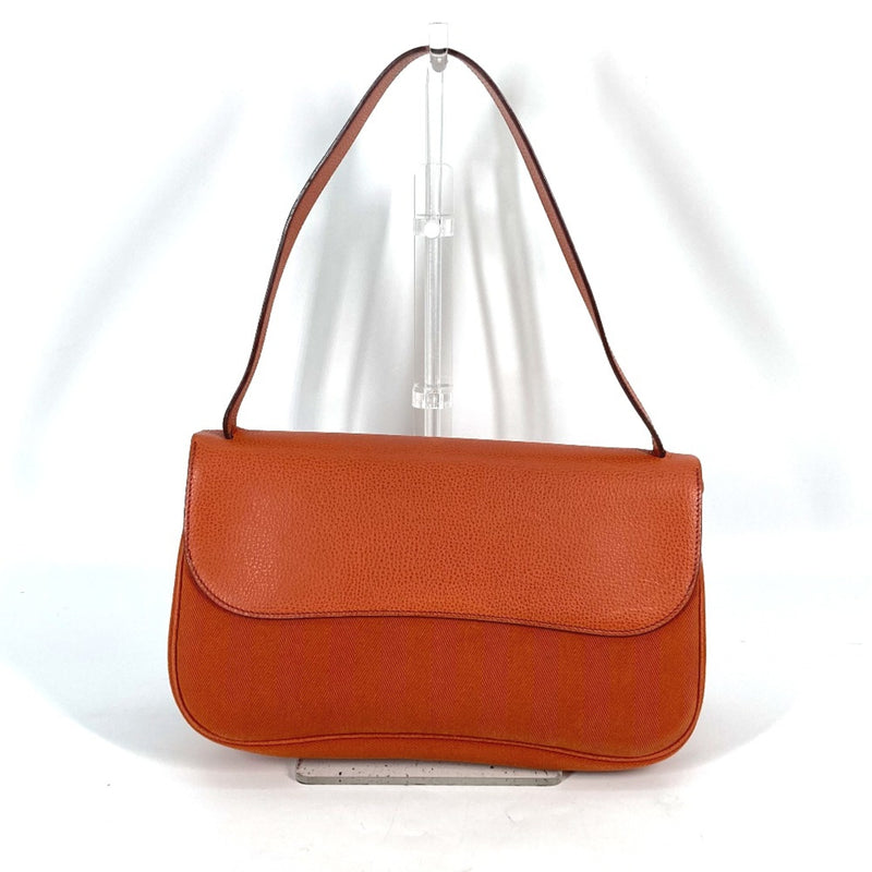 Hermes Shoulder Shoulder Bag Orange SilverHardware