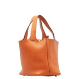 Hermes Picotin PM Handbag Orange Taurillon Clemence Women's HERMES