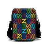 GUCCI Crossbody Shoulder Bag GG Psychedelic PVC Black/Multicolor Unisex 598103