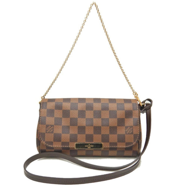 LOUIS VUITTON Damier Favorite PM N41276 Shoulder Bag Ebene 251608