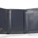 CHANEL Matelasse 2.55 Small Flap Wallet Tri-fold A70325 Lambskin Navy S-155923