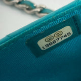 Chanel Crossbody long wallet Chain Wallet Long Wallet Shoulder Bag Green