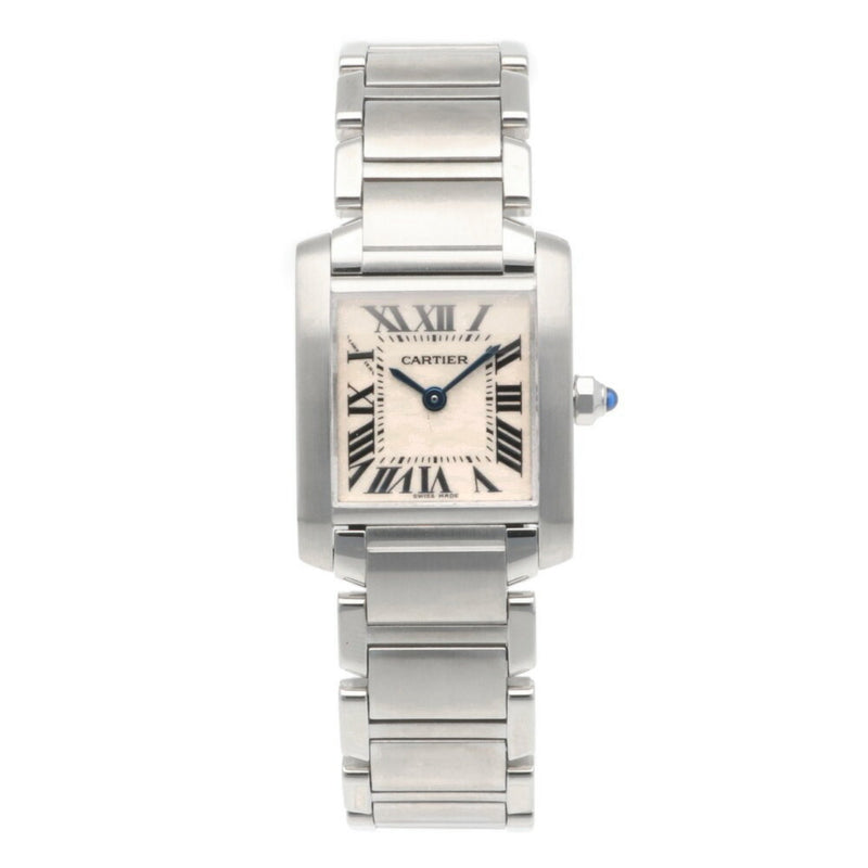 Cartier Tank Francaise SM Watch, Stainless Steel 28384, Women's CARTIER