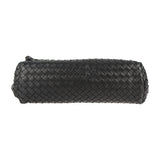 BOTTEGA VENETA Bottega Veneta Olympia Bag Medium Intrecciato Shoulder 386499 Leather Black Chain